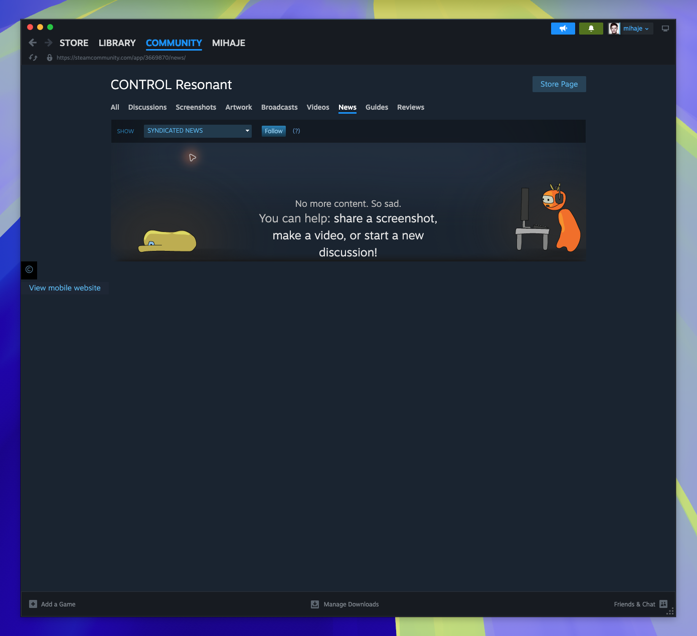 Community Hub — Browse Syndicated News (Captured)