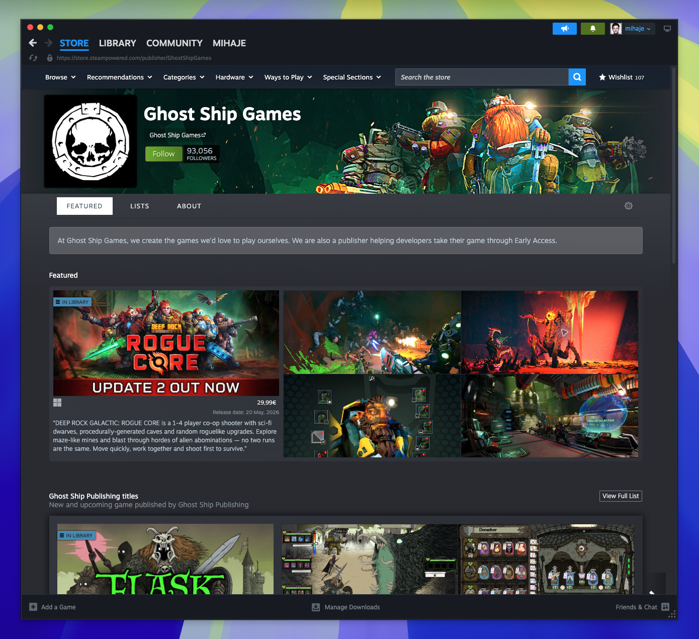 Creator Homepage — page overview (Captured)
