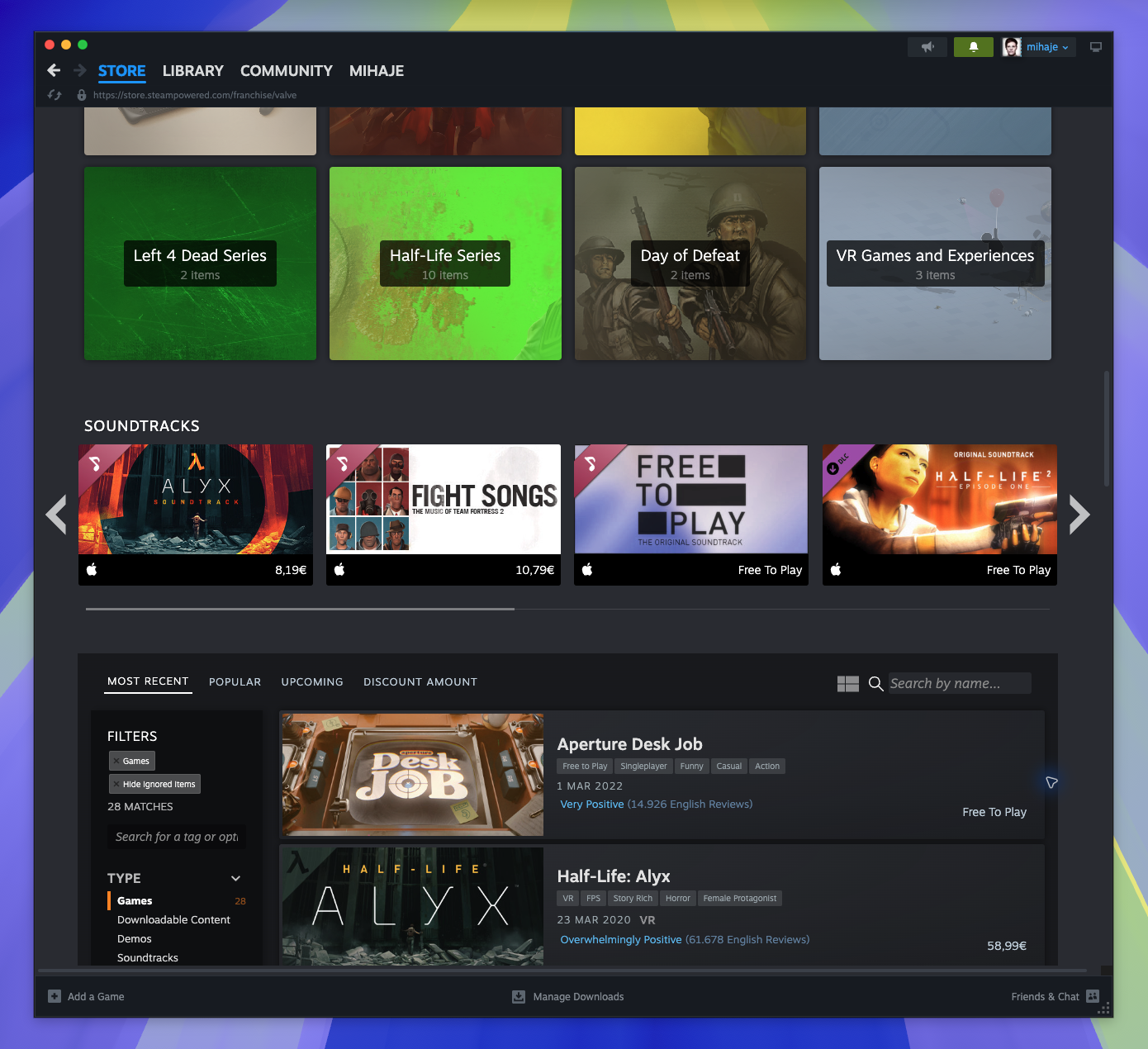 Franchise Page — Tabbed Section (Captured)