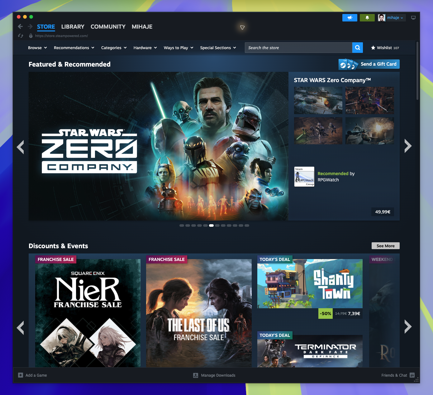 Home Page — Daily Deal (Captured)