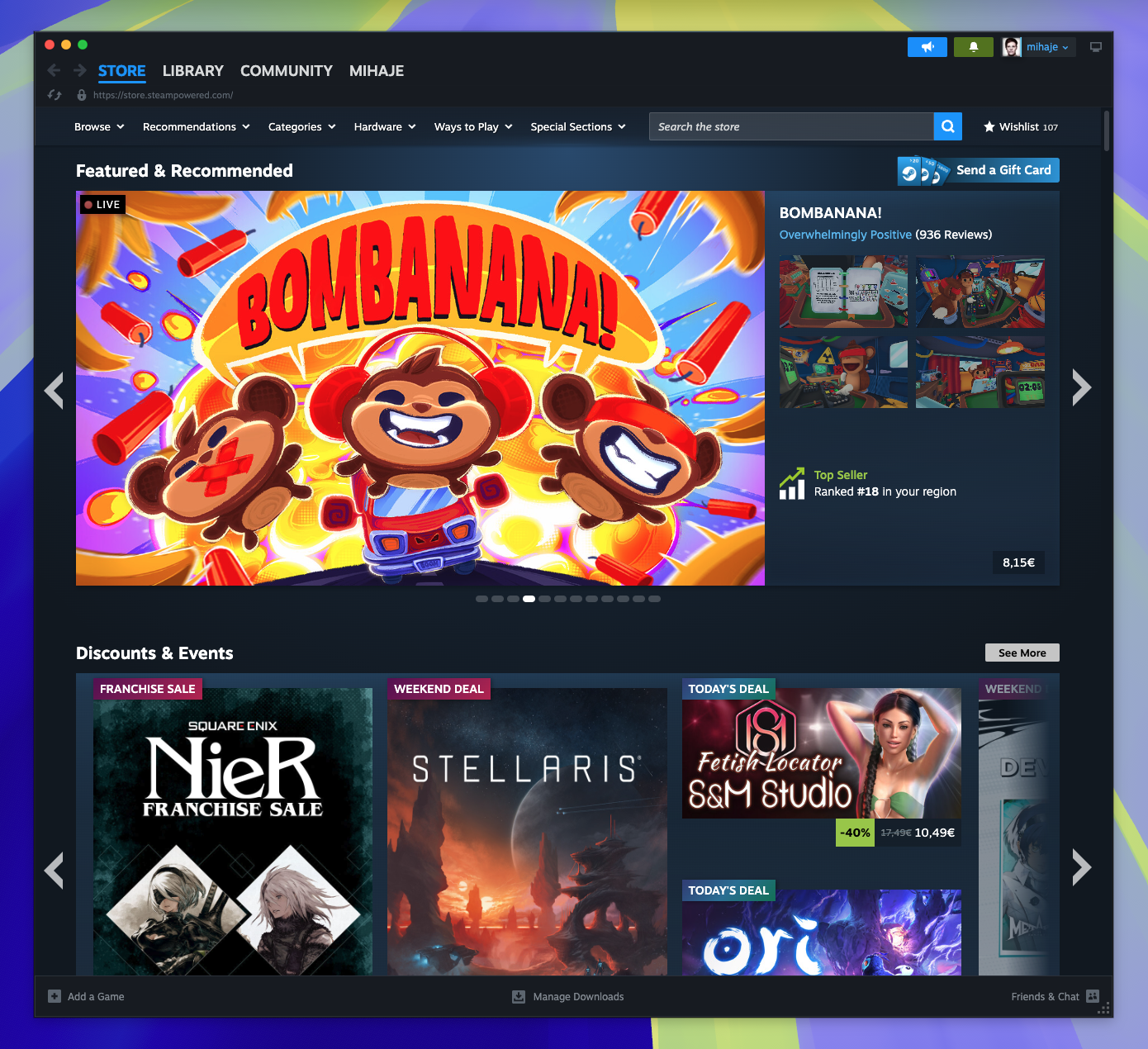 Home Page — Main Cluster (Top Seller) (Captured)