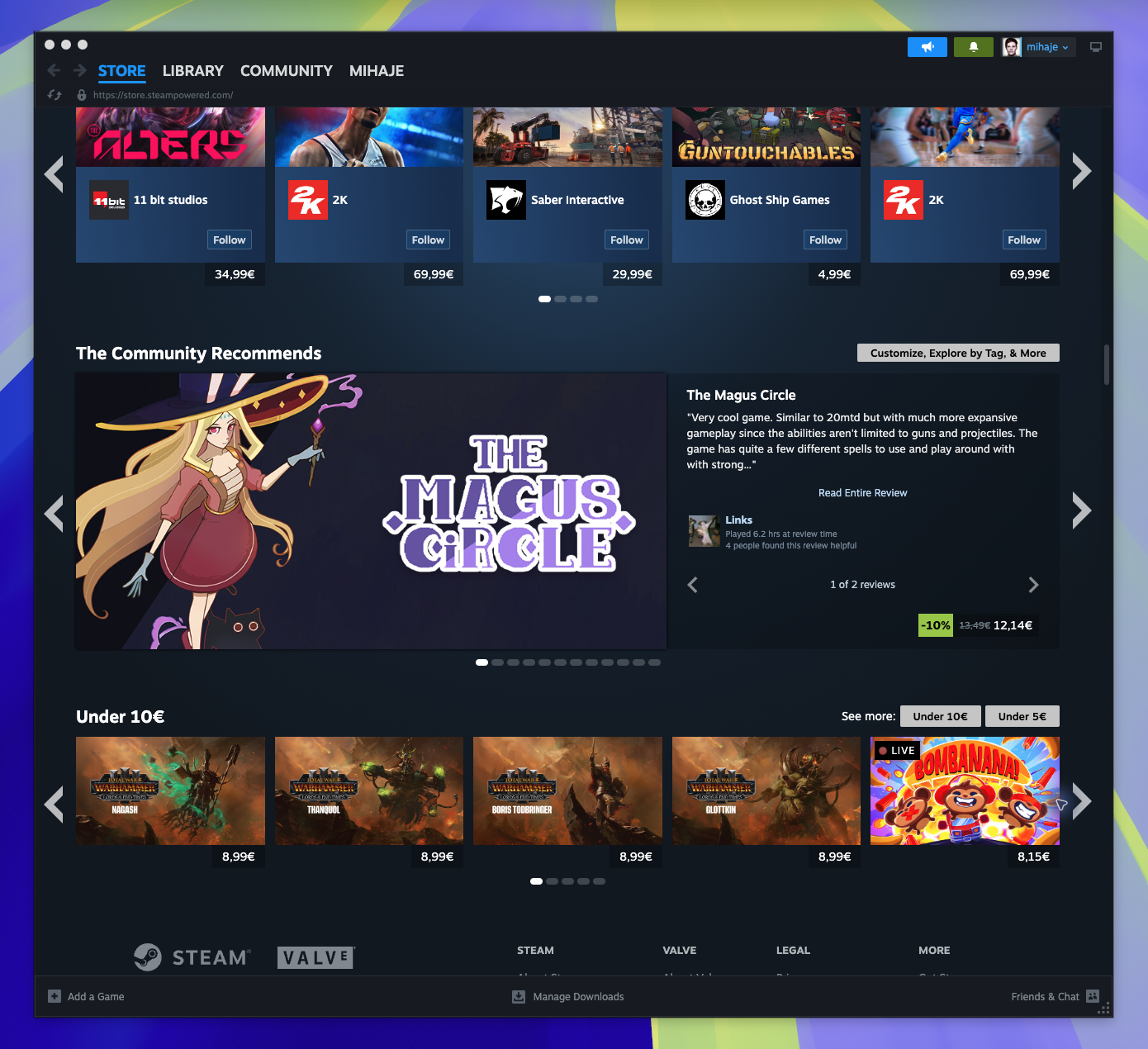 Home Page — Under $10 (Captured)