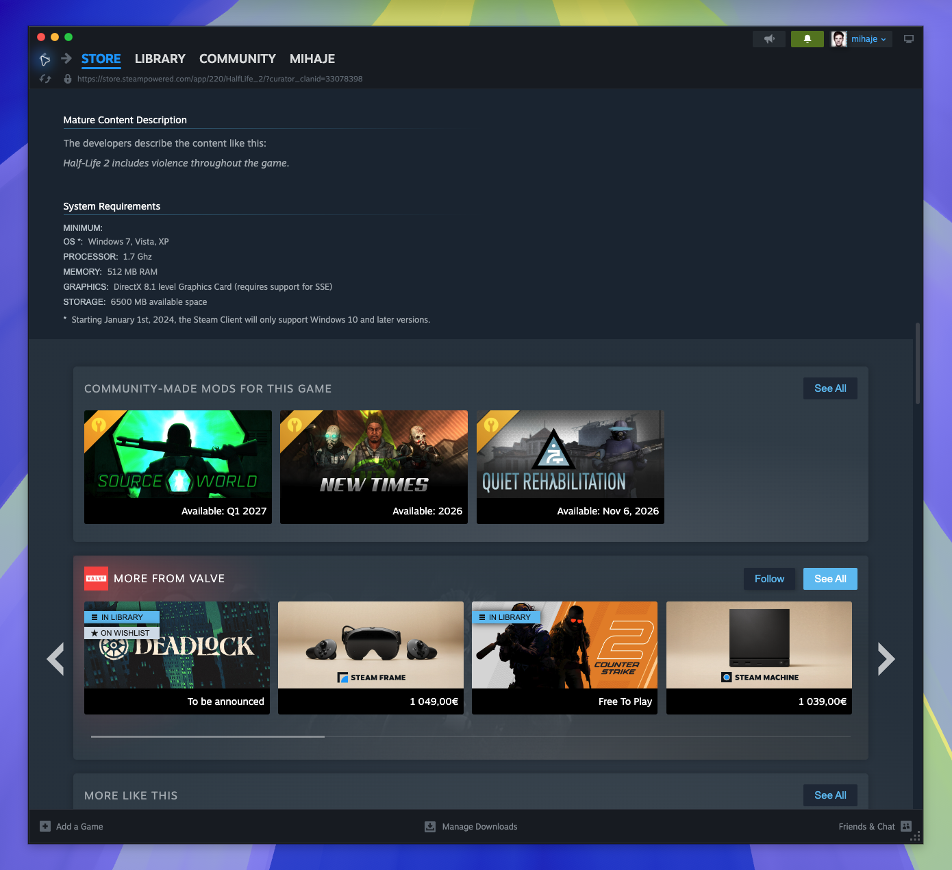 Other Product Pages — More From Franchise (Captured)