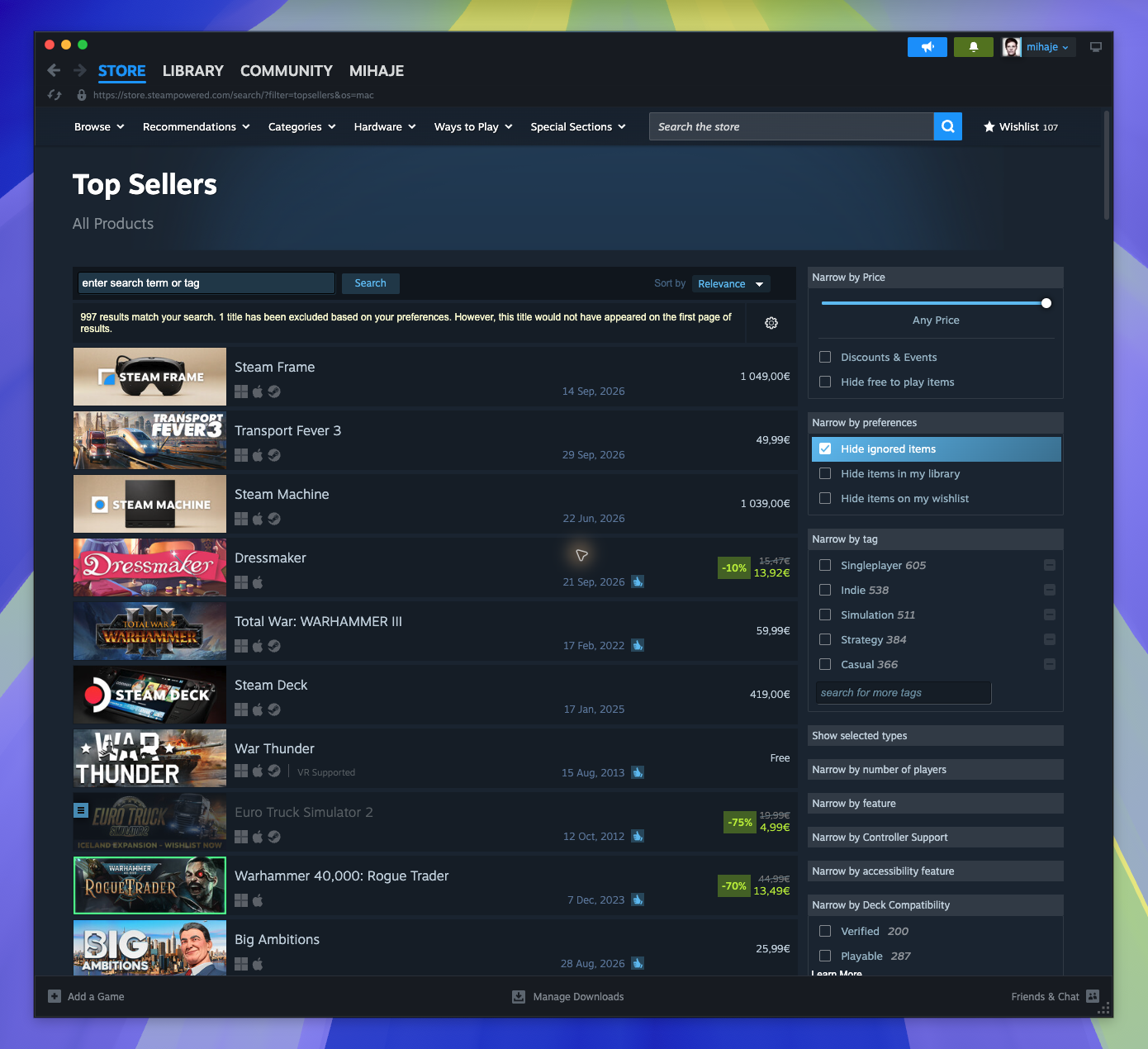 Top Sellers - Full List — Browse Search Results (Captured)