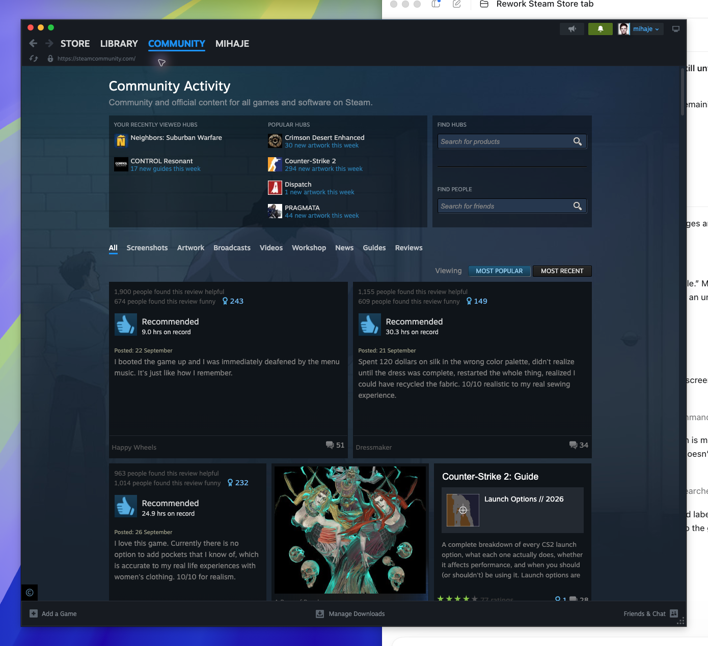 Valve Website — steamcommunity.com (Candidate match)